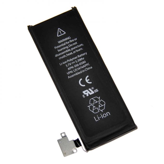 Batteria interna ricaricabile di Iphone, batteria 3.8V della sostituzione dell'iPhone 4S
