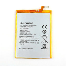 Porcellana Batteria del telefono cellulare di HB417094EBC Huawei, batteria 3.8V 4000mAh di Huawei Mate7 fabbrica